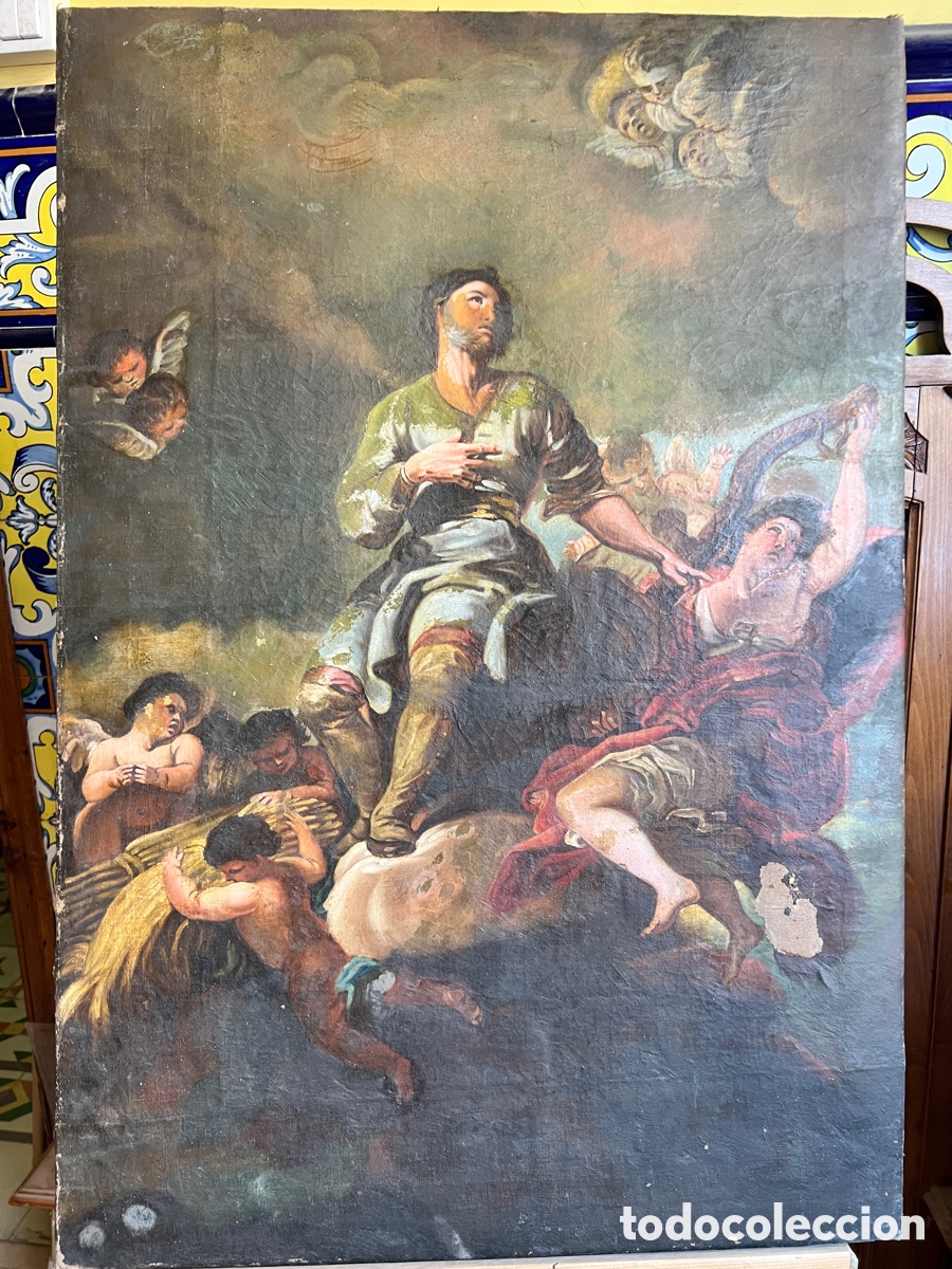 Arte: Oleo sobre lienzo desconocido - Foto 2