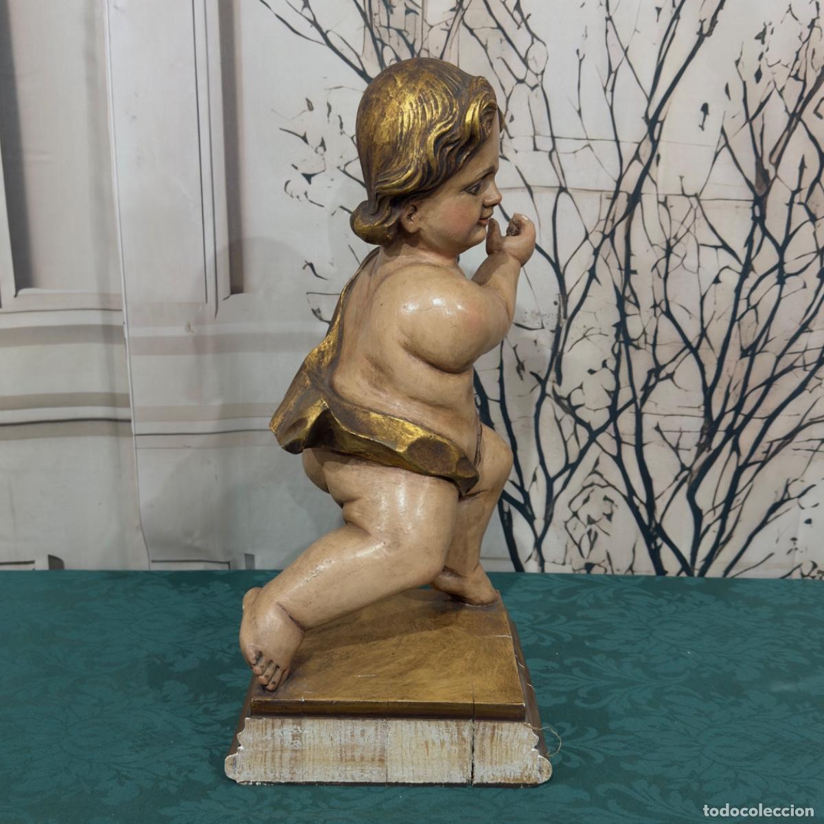Arte: Ni&ntilde;o de Madera y Policromada - Foto 5