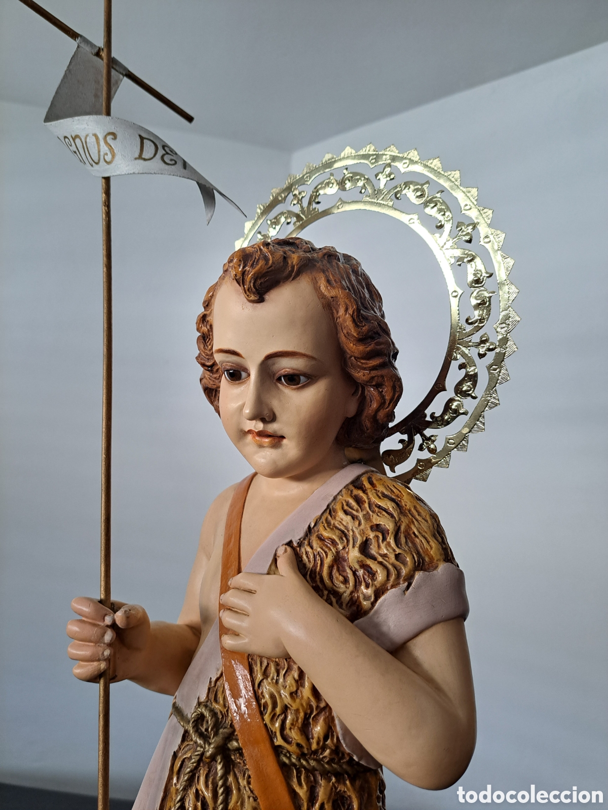 Arte: SAN JUAN BAUTISTA ESTUCO OLOT GRANDES MEDIDAS