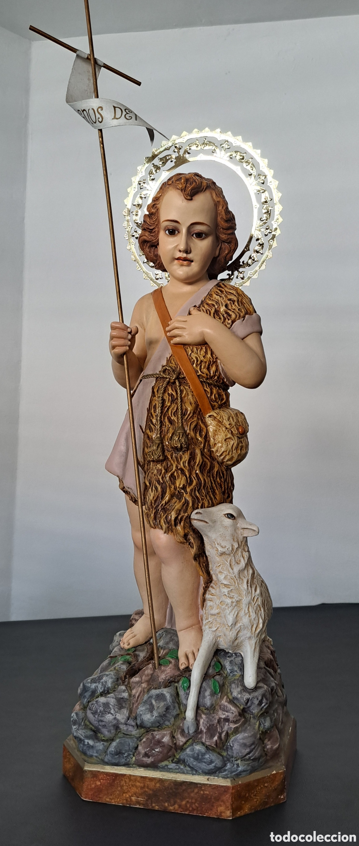 Arte: SAN JUAN BAUTISTA ESTUCO OLOT GRANDES MEDIDAS