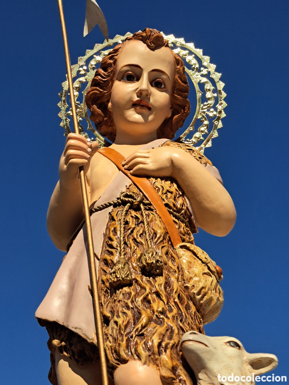 Arte: SAN JUAN BAUTISTA ESTUCO OLOT GRANDES MEDIDAS