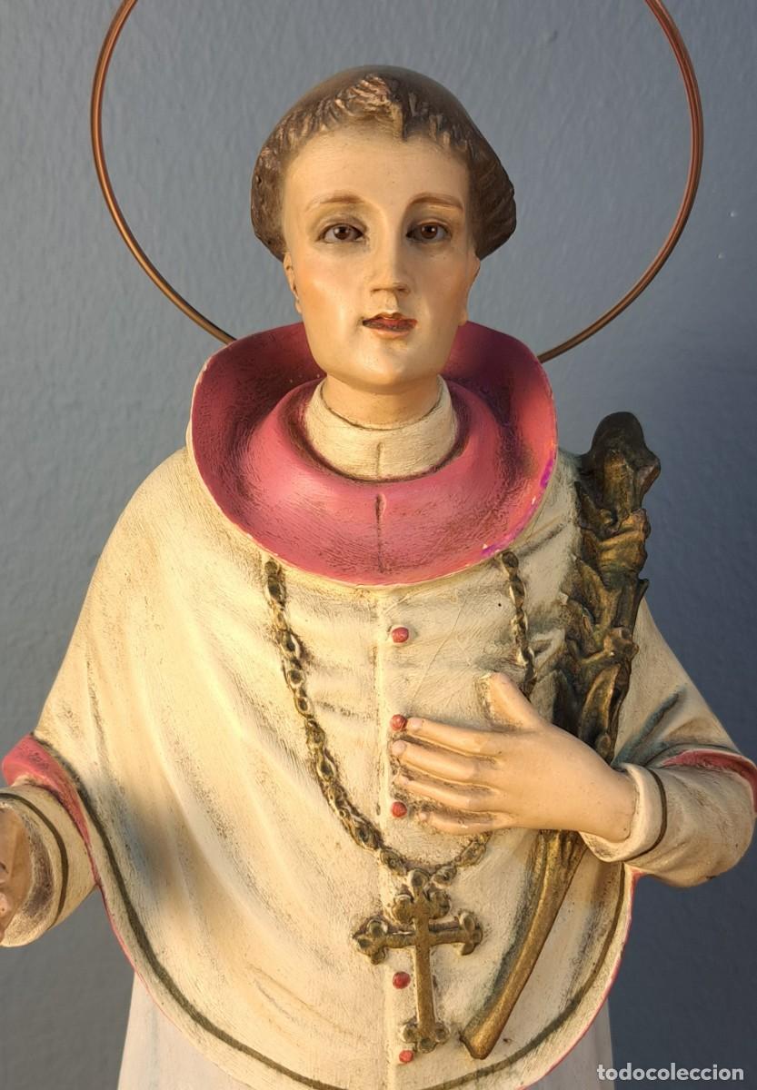 Arte: Santo Domingo, figura olotina, ojos de cristal, finales del XIX
