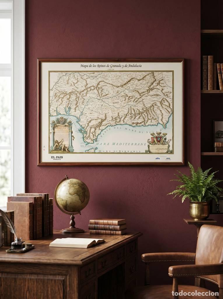 Arte: MAPA REINOS GRANADA Y ANDALUC&Iacute;A