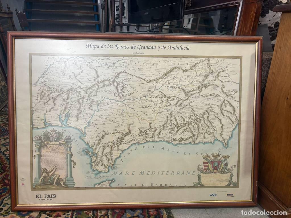 Arte: MAPA REINOS GRANADA Y ANDALUC&Iacute;A - Foto 2