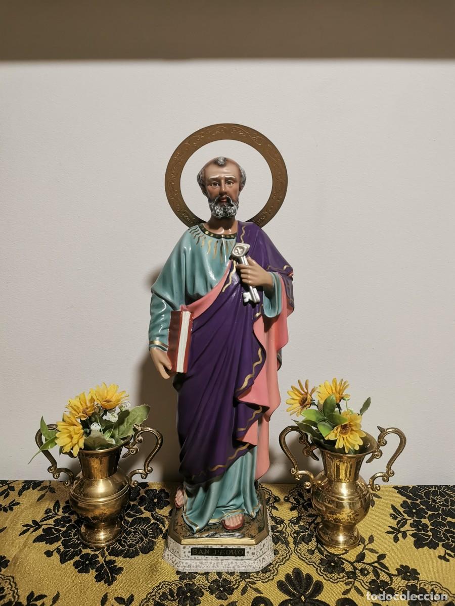 Arte: Escultura San Pedro 43cm