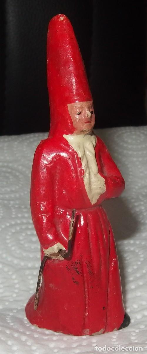 Arte: FIGURA DE UN INQUISIDOR,LA SANTA INQUISICI&Oacute;N,TERRACOTA,FINALES DEL SIGLO XIX