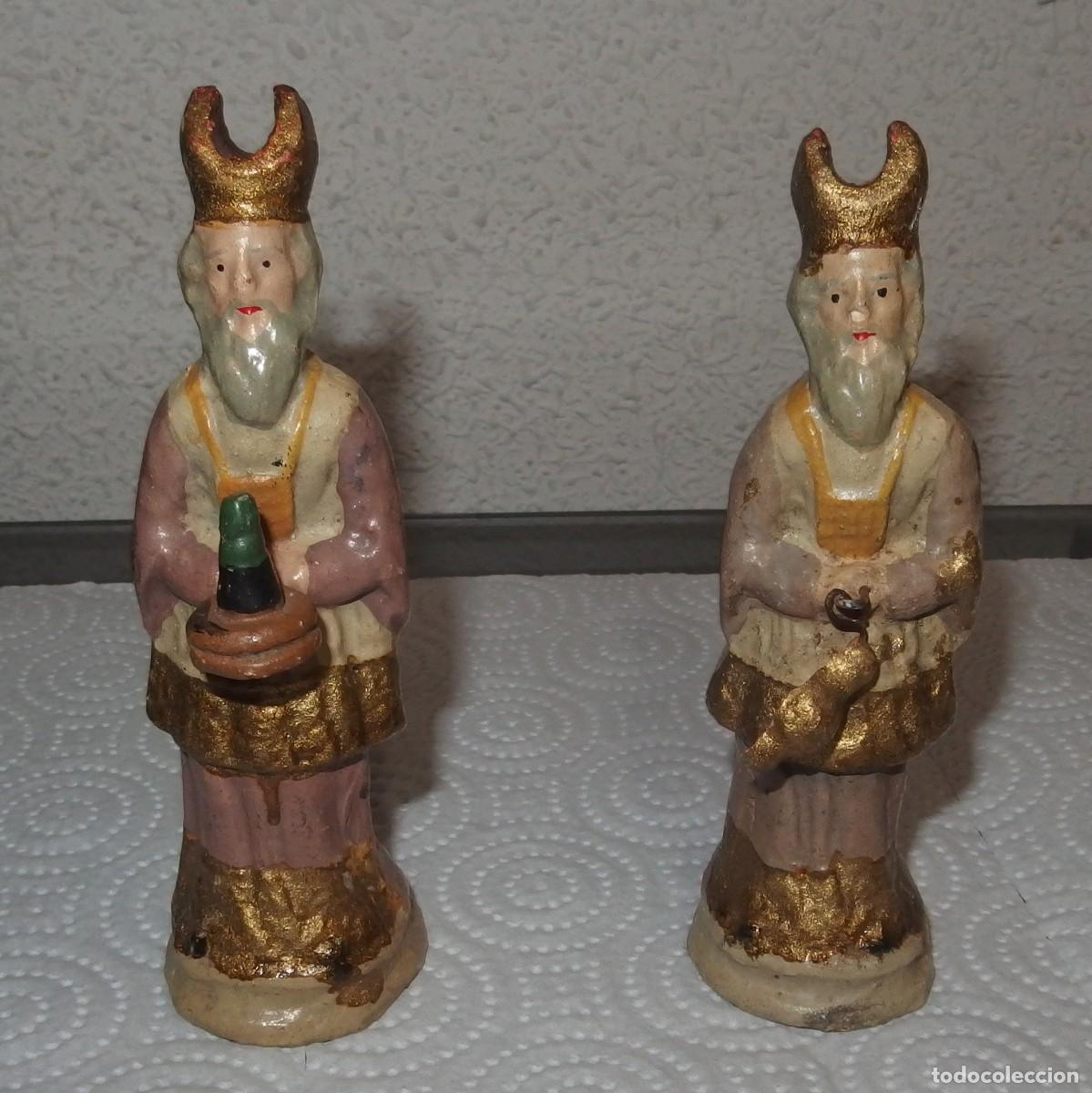 Arte: REYES MAGOS,TERRACOTA,FINALES DEL SIGLO XIX