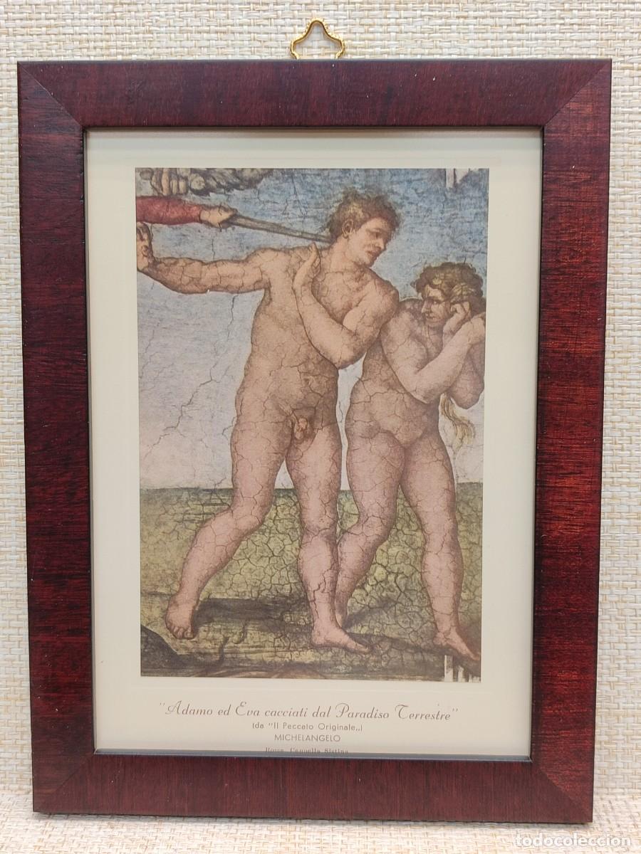 Arte: Il Peccato originale de Michelangelo, Roberto Hoesch 1940, Cuadro.