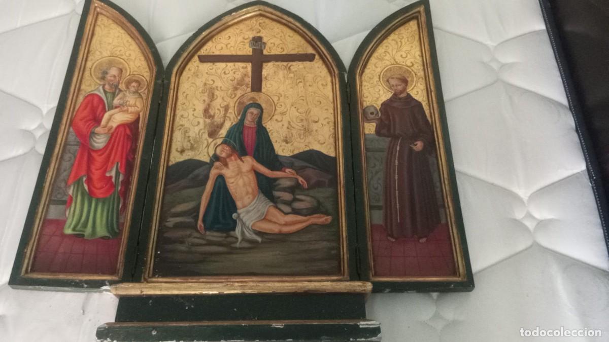 Arte: retablo, piedad, 60cm