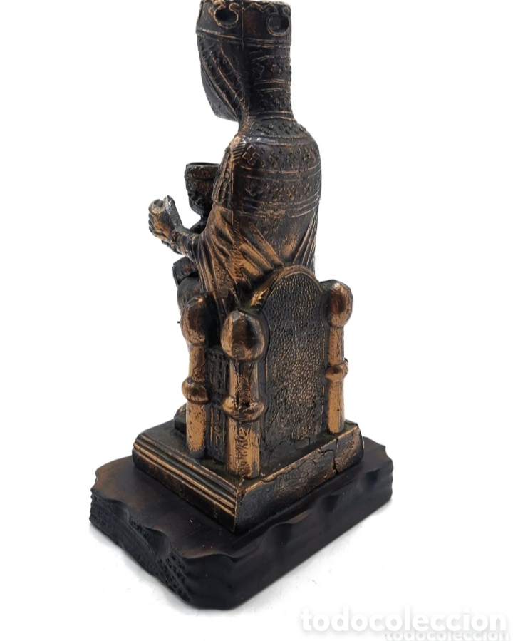 Arte: Virgen de Monserrat en Bronce - Foto 2