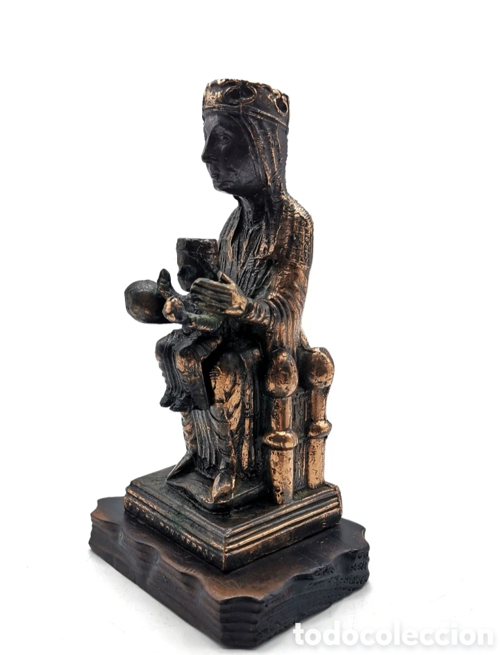 Arte: Virgen de Monserrat en Bronce - Foto 3