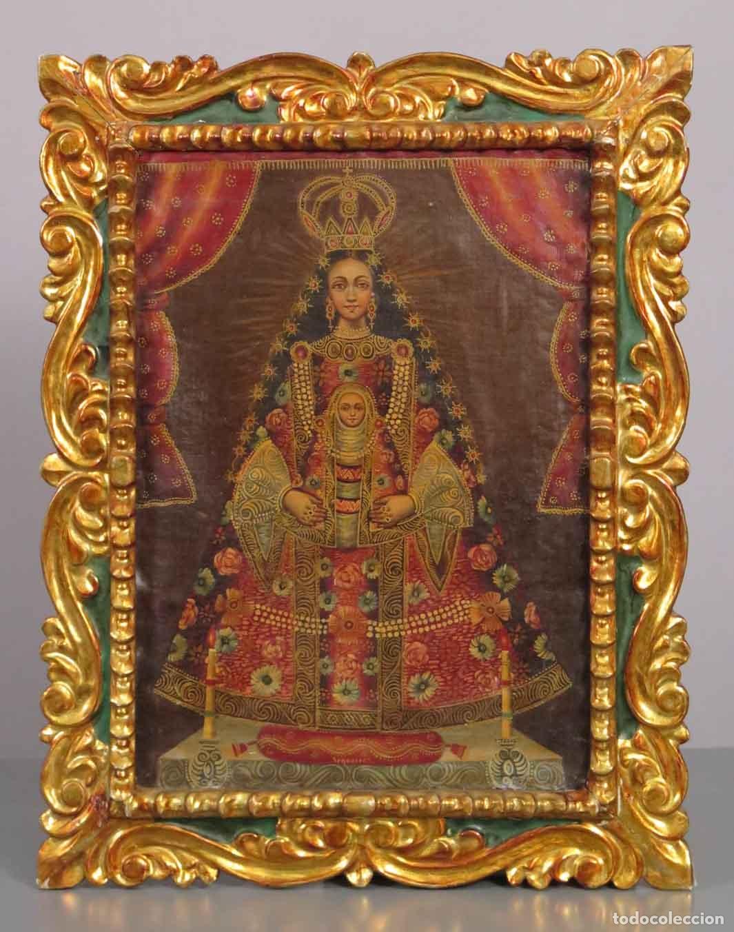 Arte: VERDADERO RETRATO NTRA SRA SEQUEIROS. OLEO S/ LIENZO. SIGLO XX
