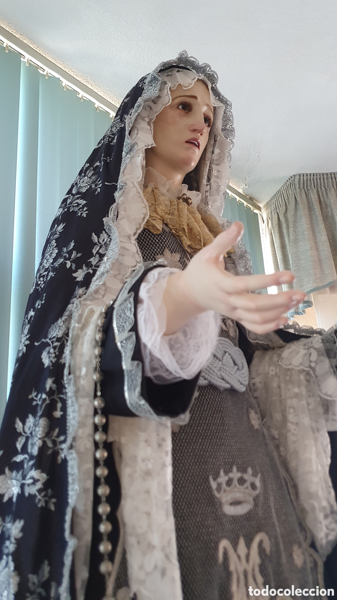 Arte: Virgen Dolorosa de Vestir - Foto 6