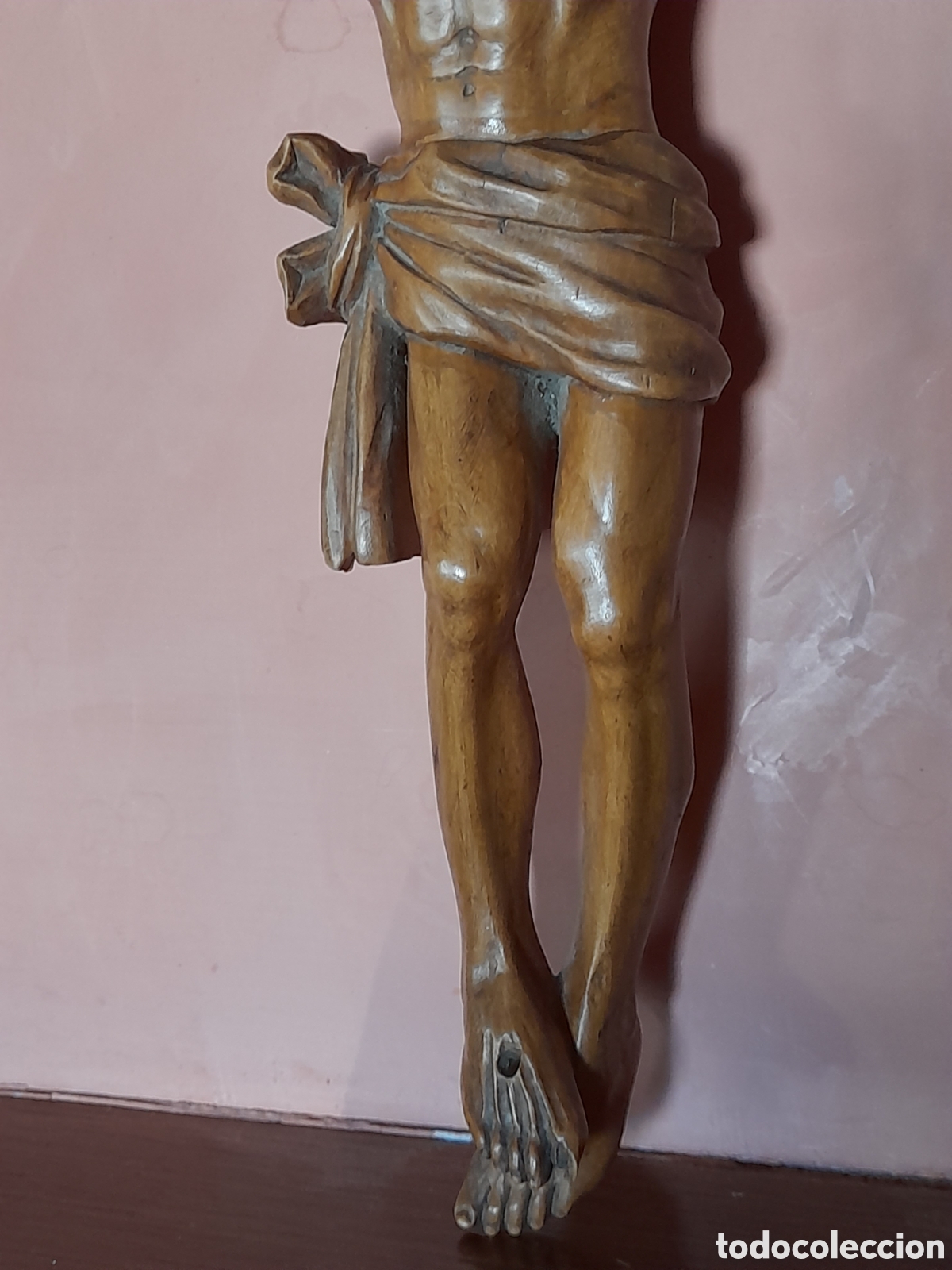 Arte: Cristo crucificado en madera de boj . - Foto 3