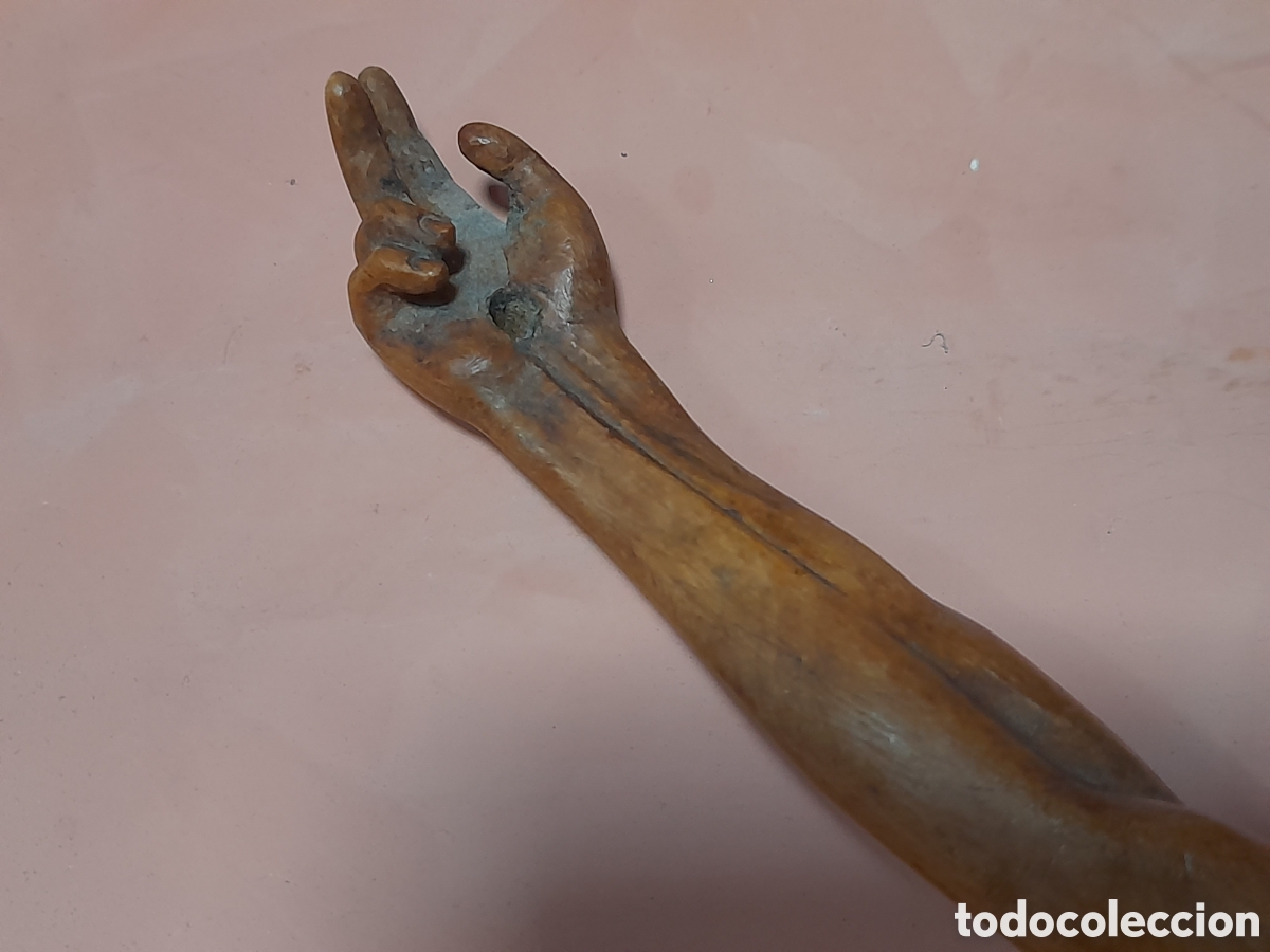 Arte: Cristo crucificado en madera de boj . - Foto 5