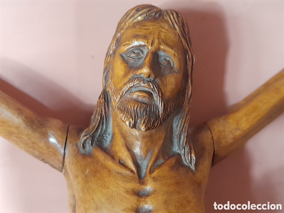 Arte: Cristo crucificado en madera de boj . - Foto 7