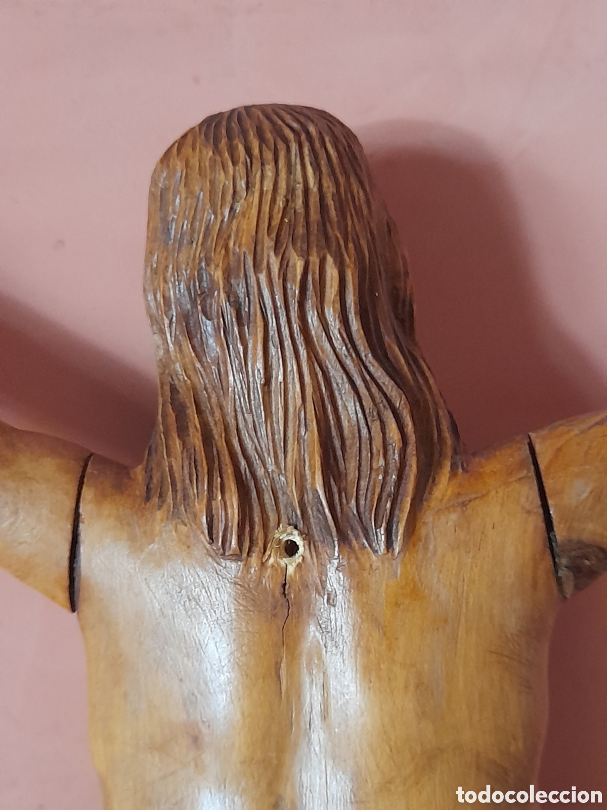 Arte: Cristo crucificado en madera de boj . - Foto 8