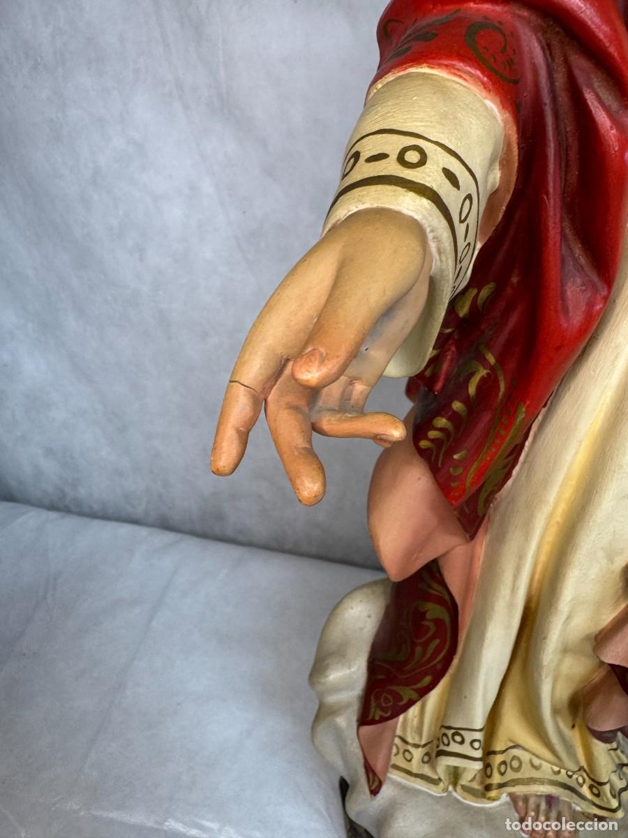 Arte: Sagrado Coraz&oacute;n en pasta de Madera OLOT - Foto 5