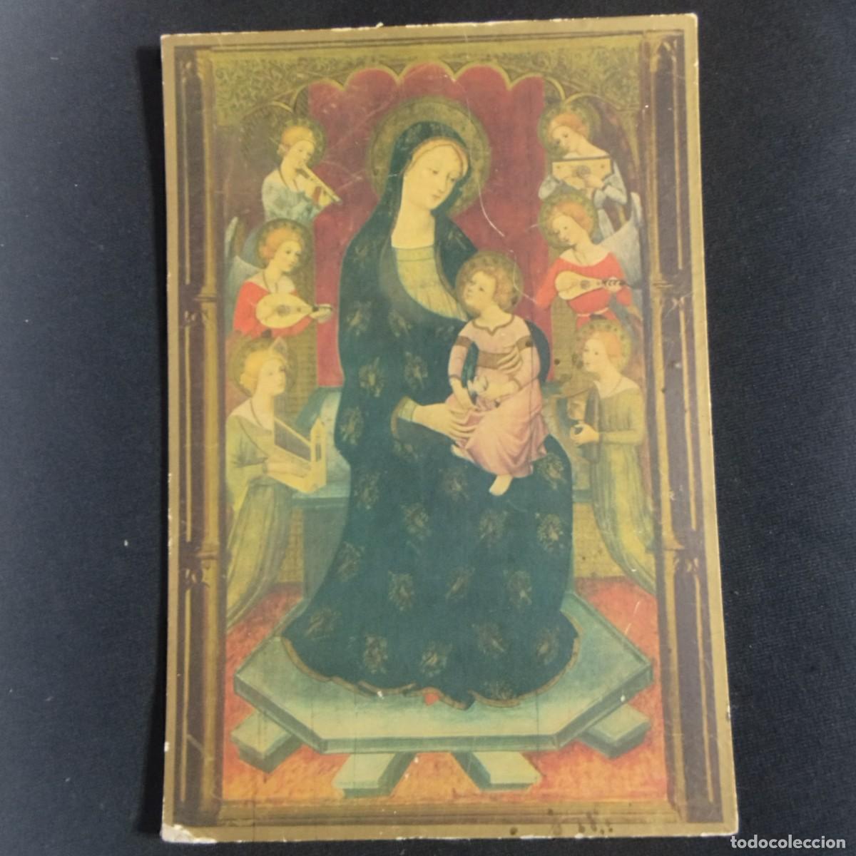 Arte: IMPRESION SOBRE CARTON - VIRGEN TORTOSA ANGELES PERE SERRA MUSEO ARTE BARCELONA LABORATORIOS VI&Ntilde;AS