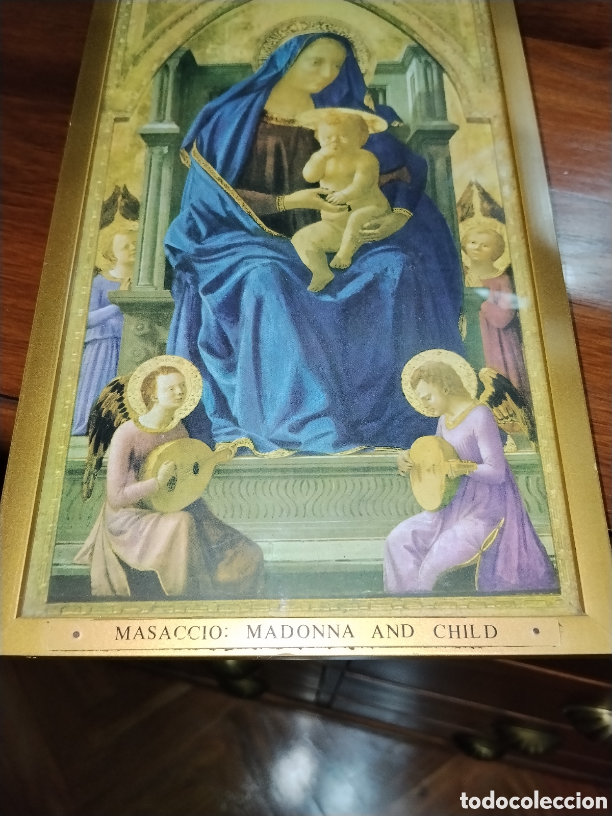 Arte: Cuadro antiguo religioso - Foto 2