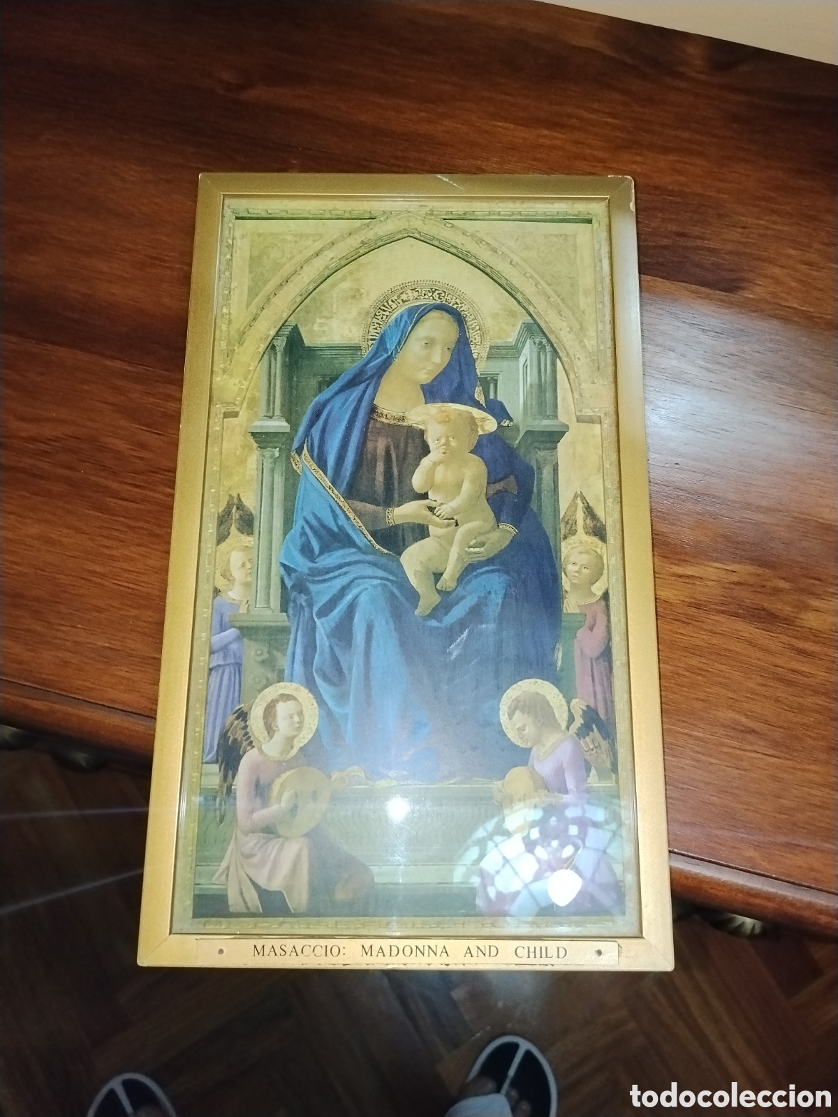 Arte: Cuadro antiguo religioso - Foto 3