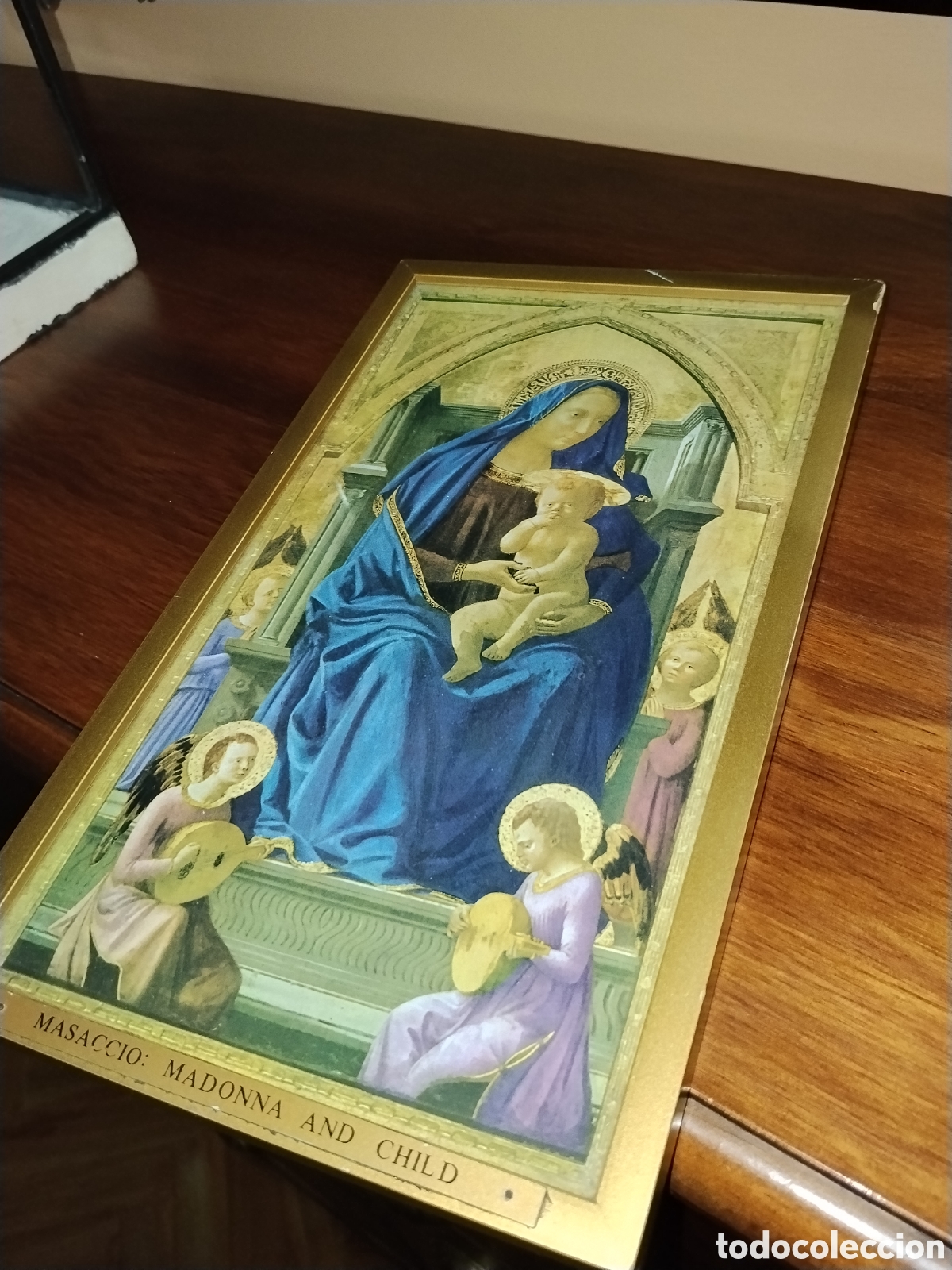 Arte: Cuadro antiguo religioso - Foto 4