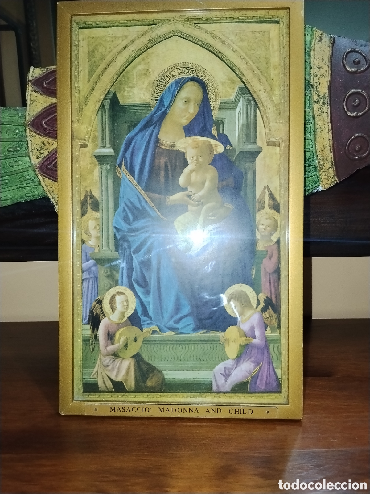 Arte: Cuadro antiguo religioso - Foto 5
