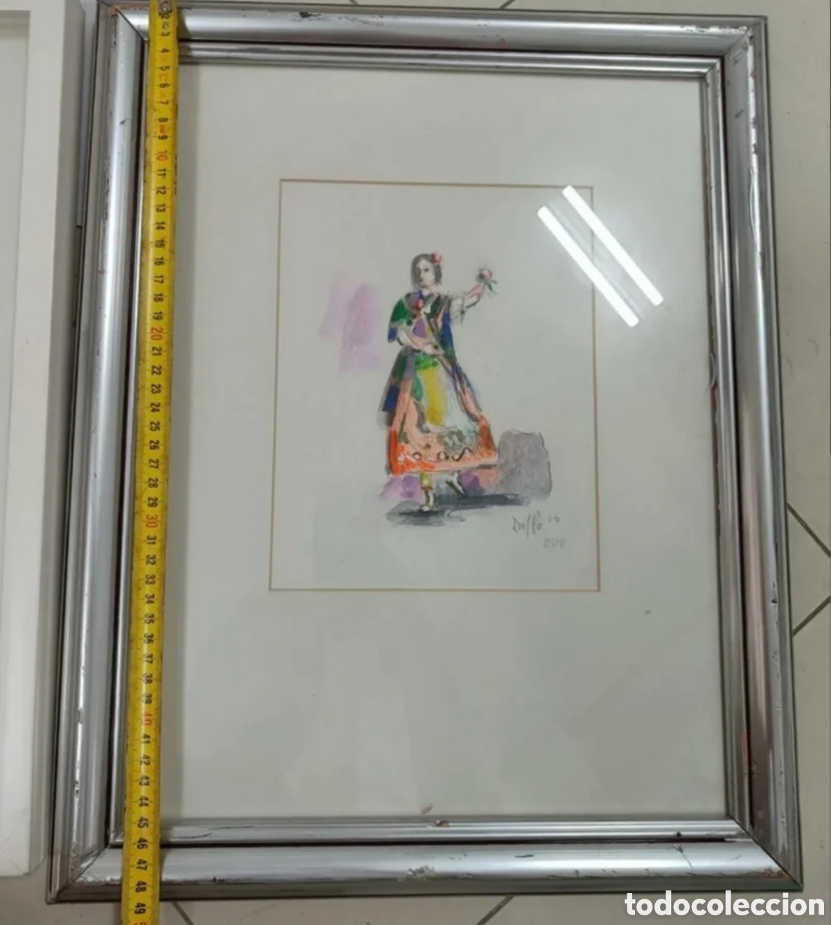 Arte: Pareja de Acuarelas Originales - Dolfo - Murcia
