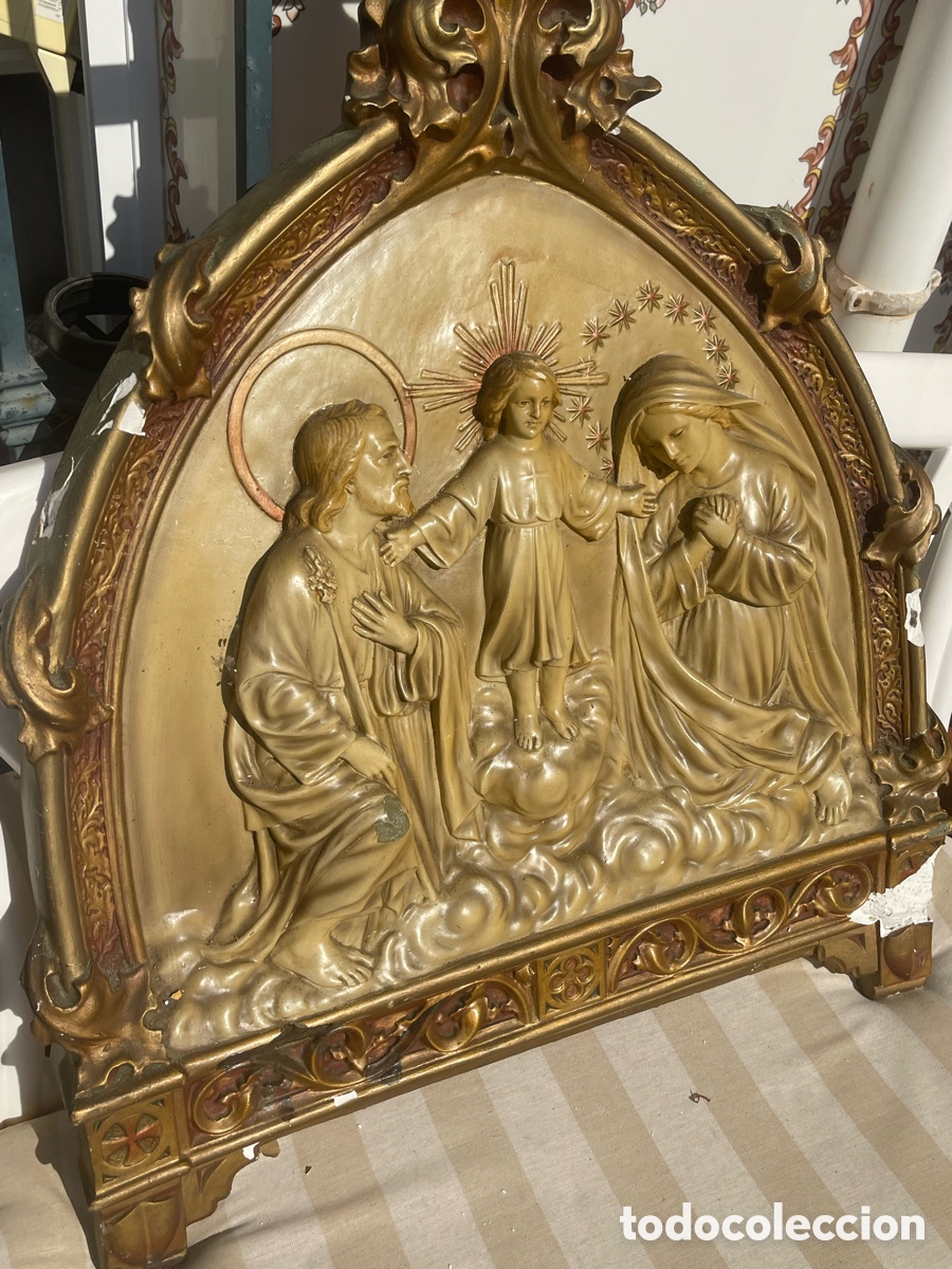 Arte: Antiguo retablo a restaurar J. Valls Barcelona
