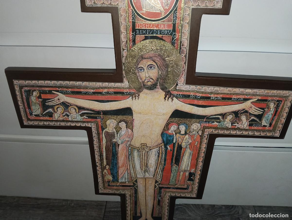 Arte: Gran Cruz de San Dami&aacute;n Reproducci&oacute;n Art&iacute;stica 49x58 Iconograf&iacute;a Franciscana