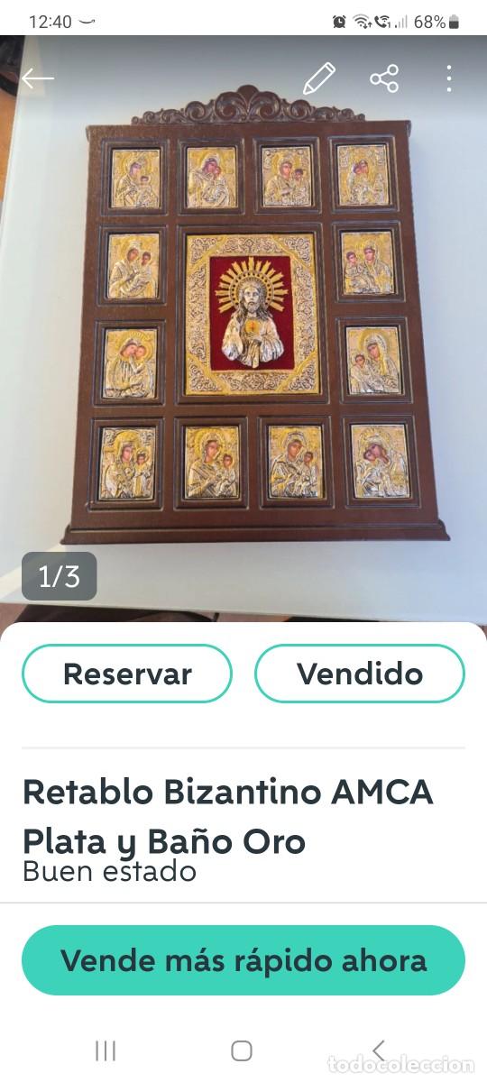 Arte: Retablo bizantino del Sagrado Coraz&oacute;n