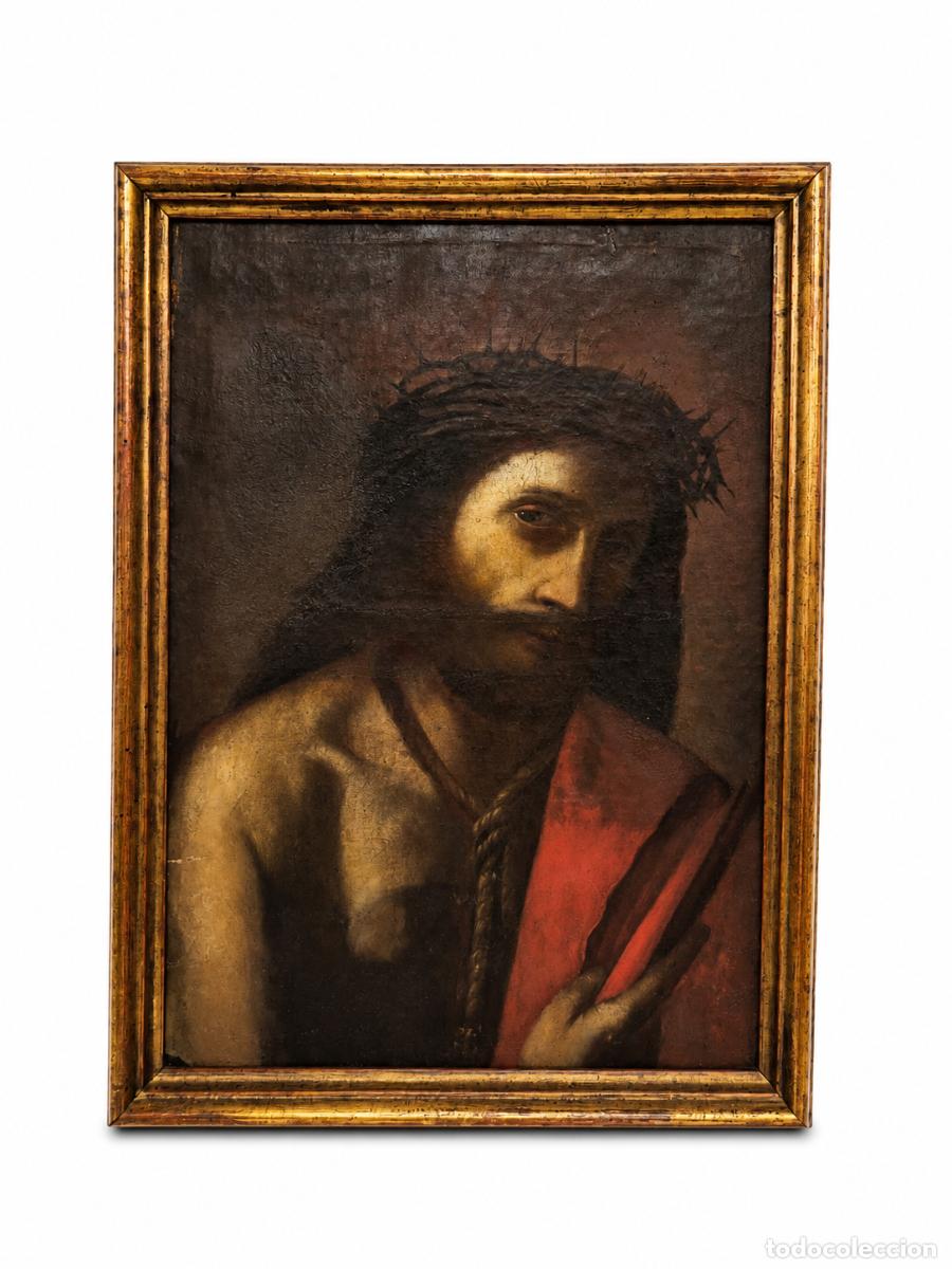 Arte: Ecce Homo - Escuela de Mateo Cerezo (Burgos 1637&ndash; Madrid 1666) - S. XVII - Escuela Madrile&ntilde;a