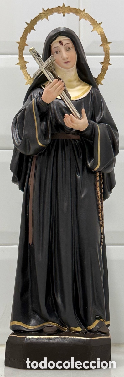 Arte: ANTIGUA SANTA RITA DE CASIA SELLADA OLOT