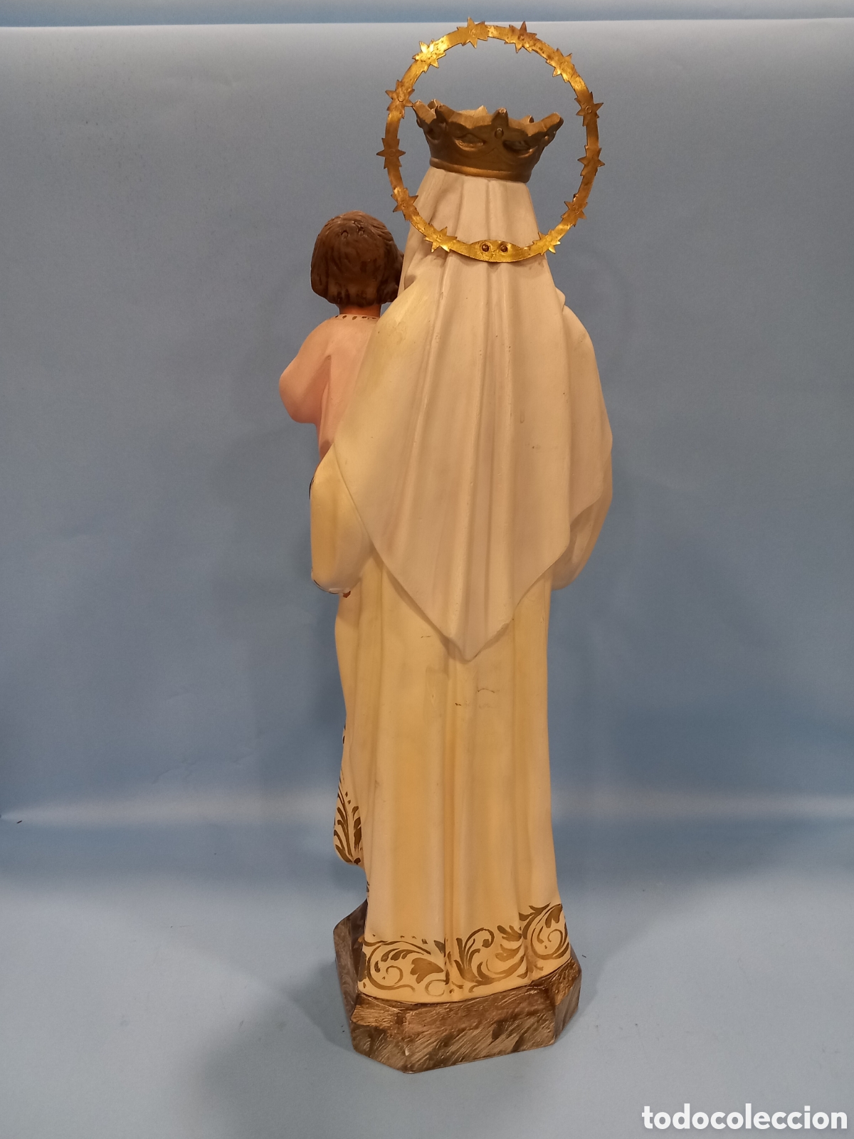 Arte: Virgen del Carmen Olot 48cm - Foto 6