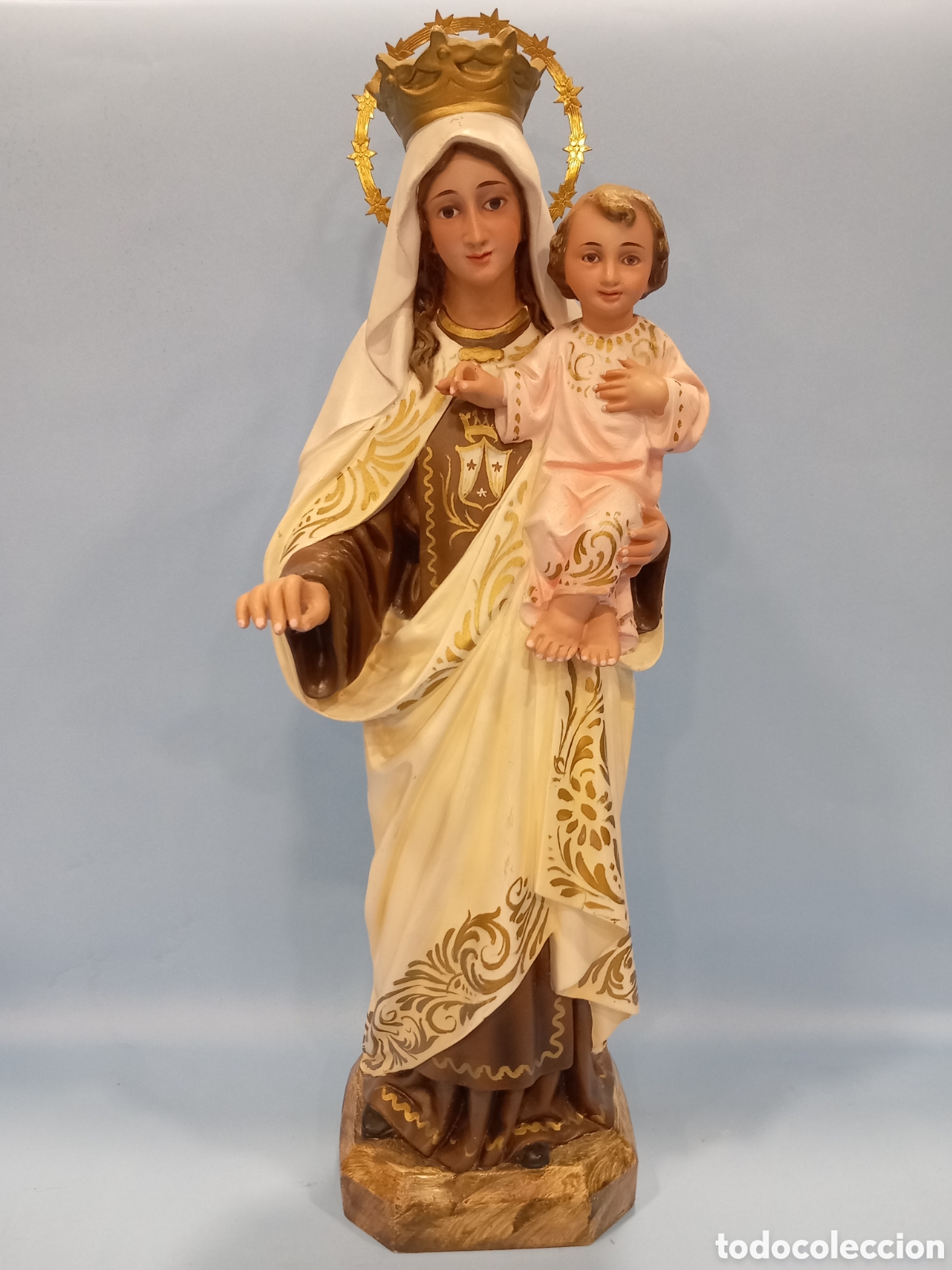 Arte: Virgen del Carmen Olot 48cm