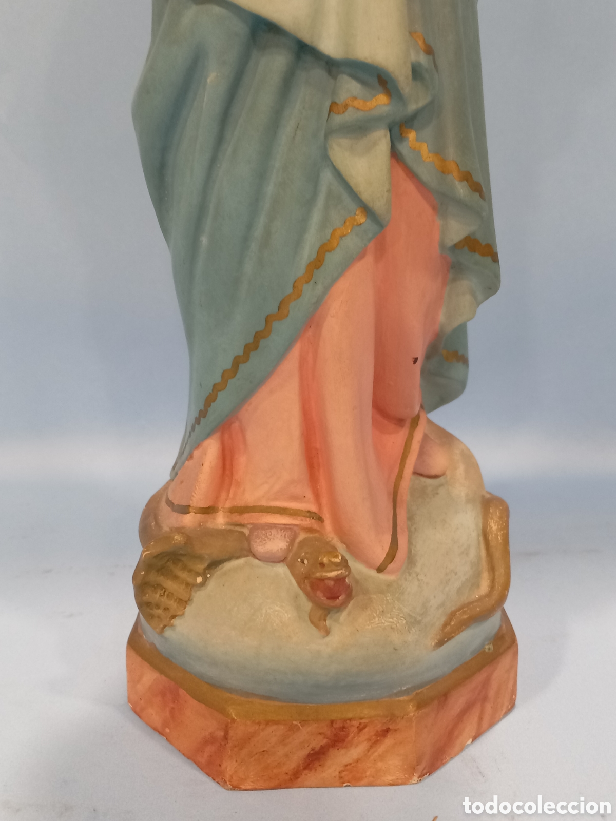 Arte: Virgen con el ni&ntilde;o - estilo Olot - Foto 3
