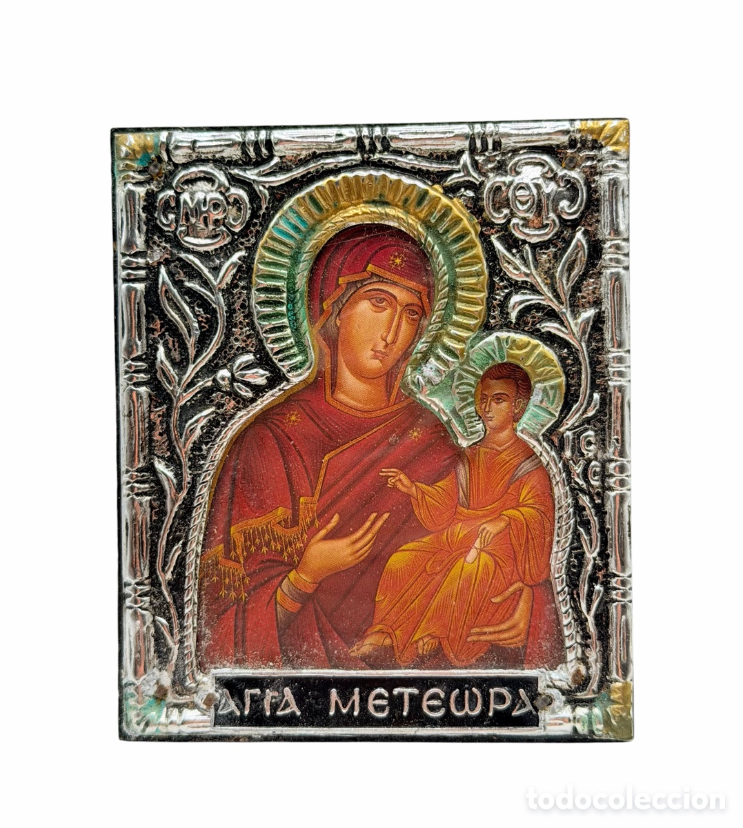Arte: Icono Religioso Plateado