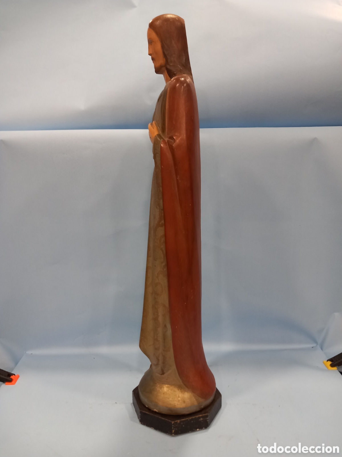 Arte: Sagrado Coraz&oacute;n 67cm - estilo Olot - Foto 11