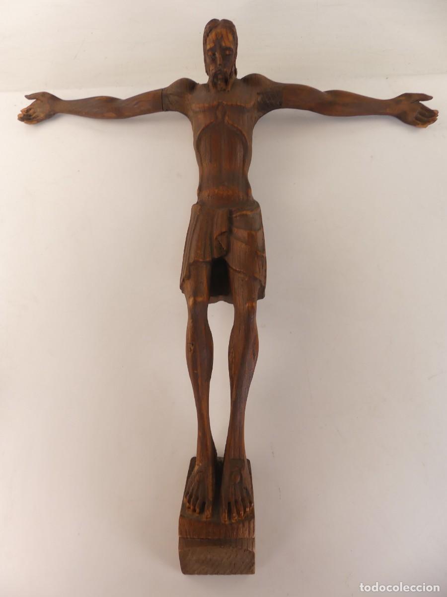 Arte: TALLA DE MADERA CRISTO CRUCIFIJADO