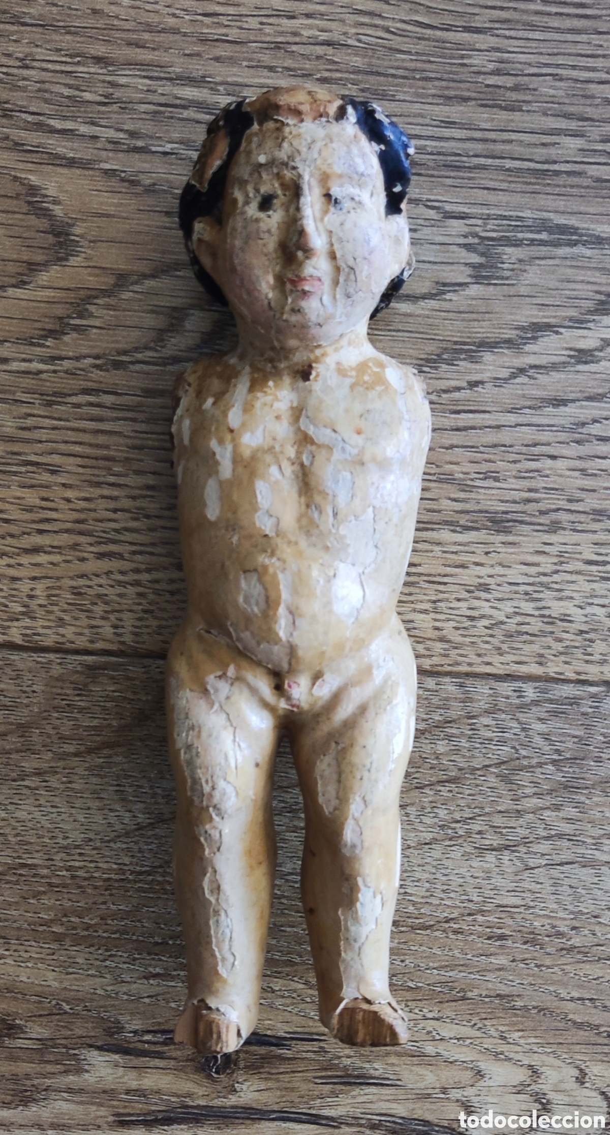 Arte: Ni&ntilde;o Jes&uacute;s. Escultura. Talla. Madera. Policromada. Siglo XVIII. Original. Barroco. Espa&ntilde;a.