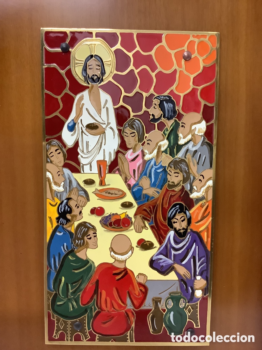 Arte: ESMALTE SANTA CENA -ALBERICH - Foto 3