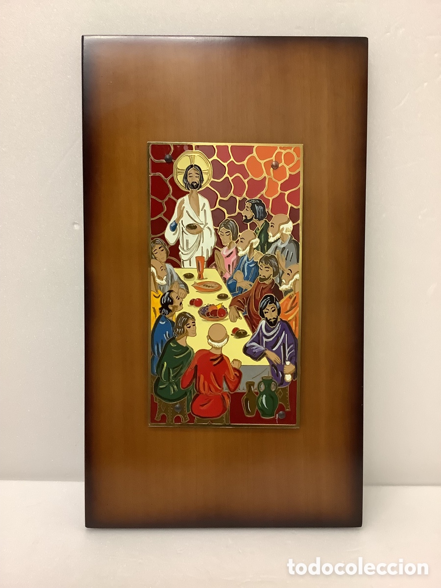 Arte: ESMALTE SANTA CENA -ALBERICH - Foto 1
