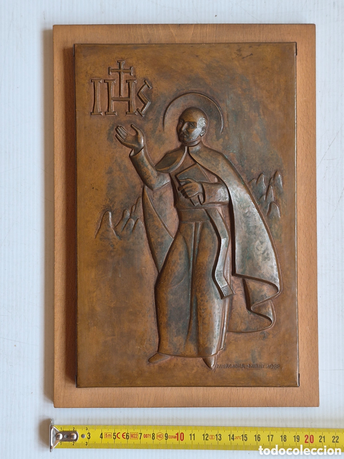 Arte: JAUME MERCADER-MIRET. BONITO COBRE ,FIRMADO Y FECHADO EN 1988.