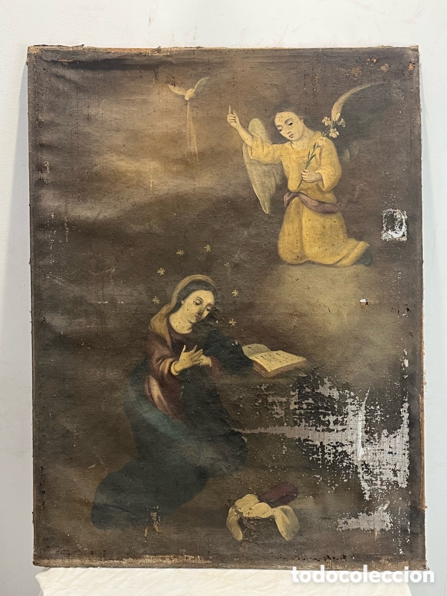 Arte: &Oacute;leo Colonial de la Anunciaci&oacute;n. S.XVIII.