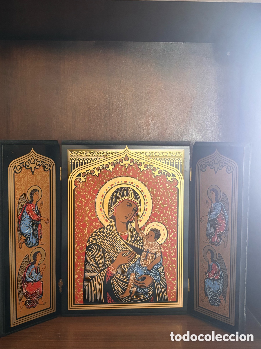 Arte: Tr&iacute;ptico Virgen del Perpetuo Socorro