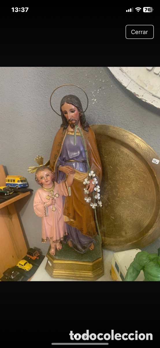 Arte: San Jos&eacute; y el ni&ntilde;o Jes&uacute;s