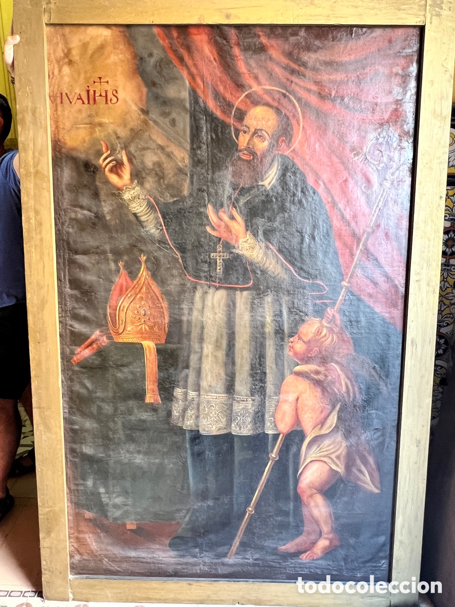 Arte: Lienzo Santo Jesuita - Foto 1