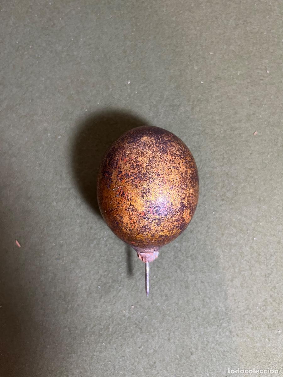 Arte: Remate decorativo antiguo de madera dorada &ndash; Pin&aacute;culo para altar, hornacina o peana religiosa