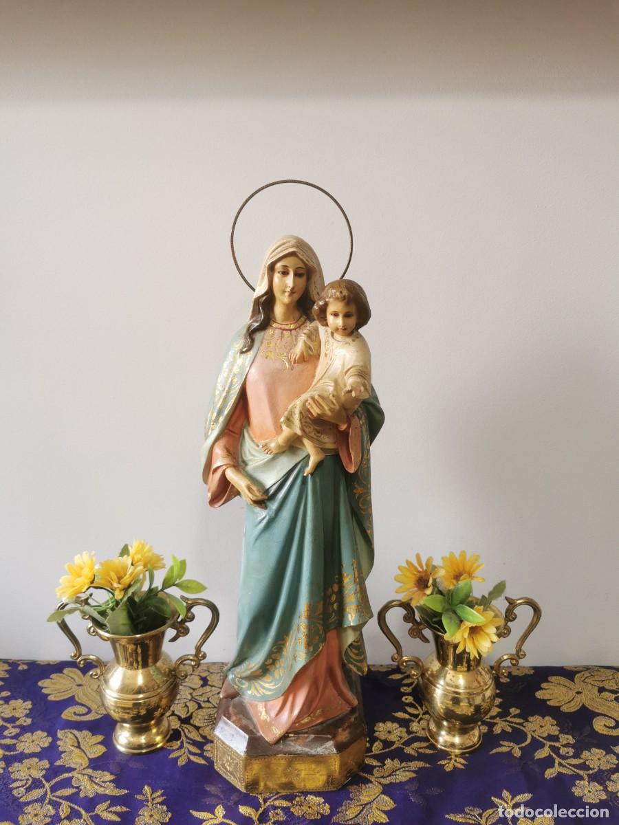 Arte: Preciosa Virgen Olot 45cm