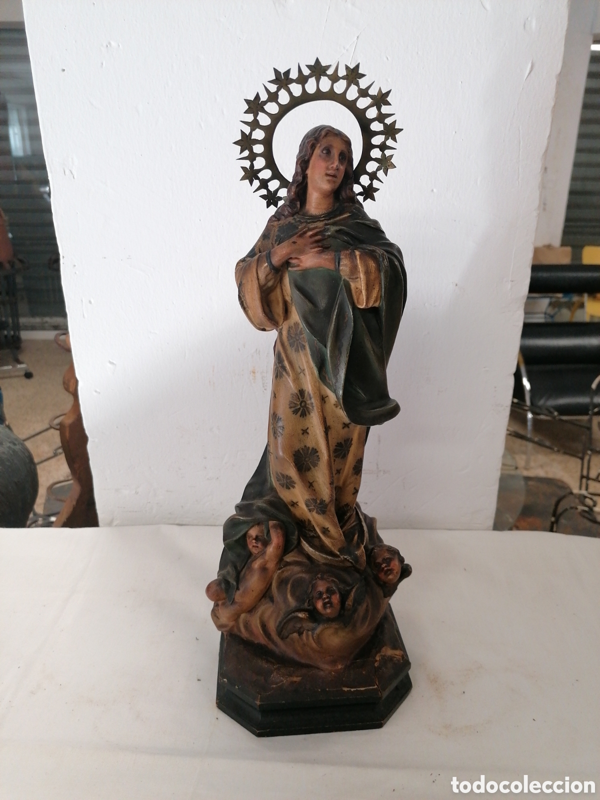 Arte: Figura Virgen Inmaculada Concepci&oacute;n de Olot